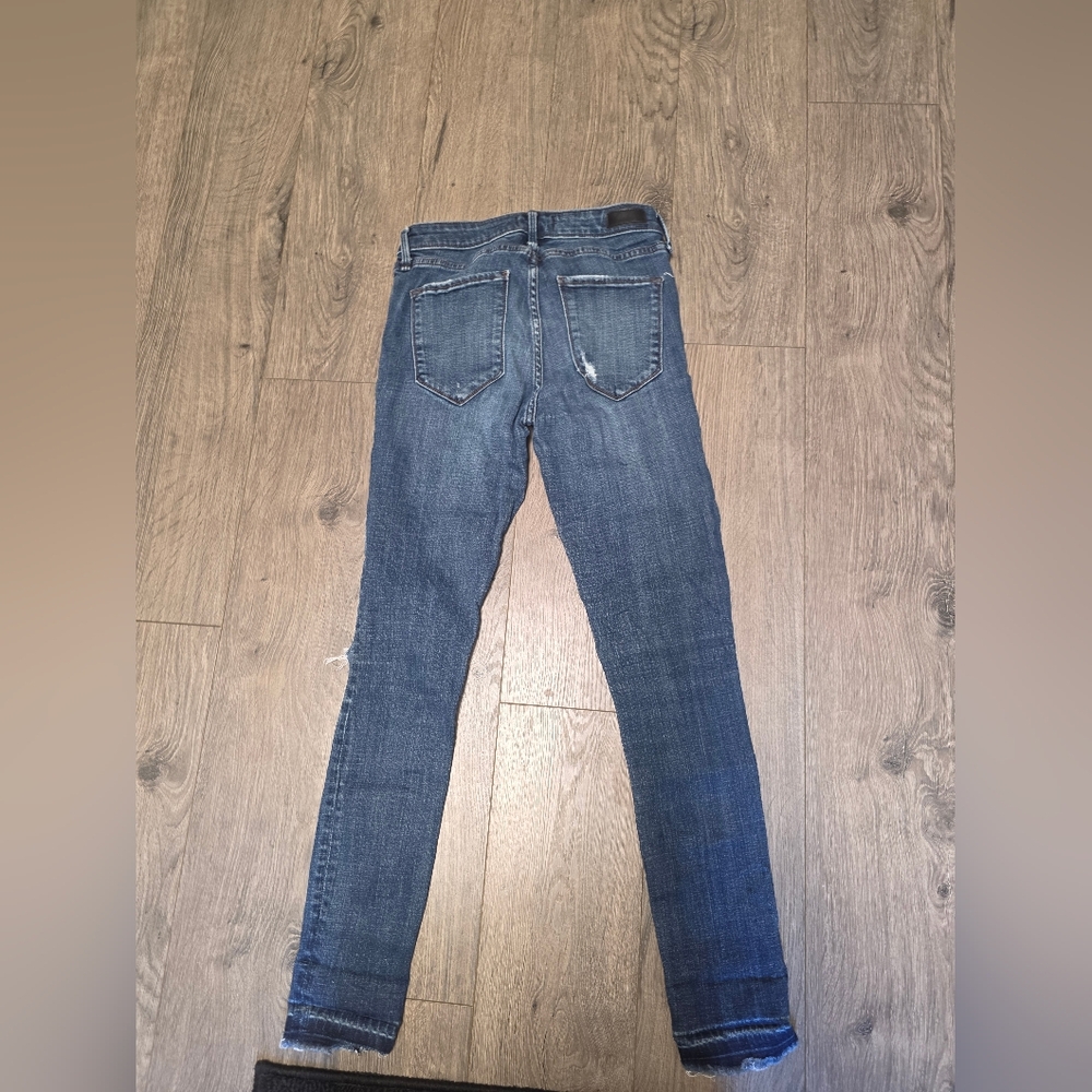 Abercrombie & Fitch Distressed Skinny Jeans - Blue - Picture 4 of 4
